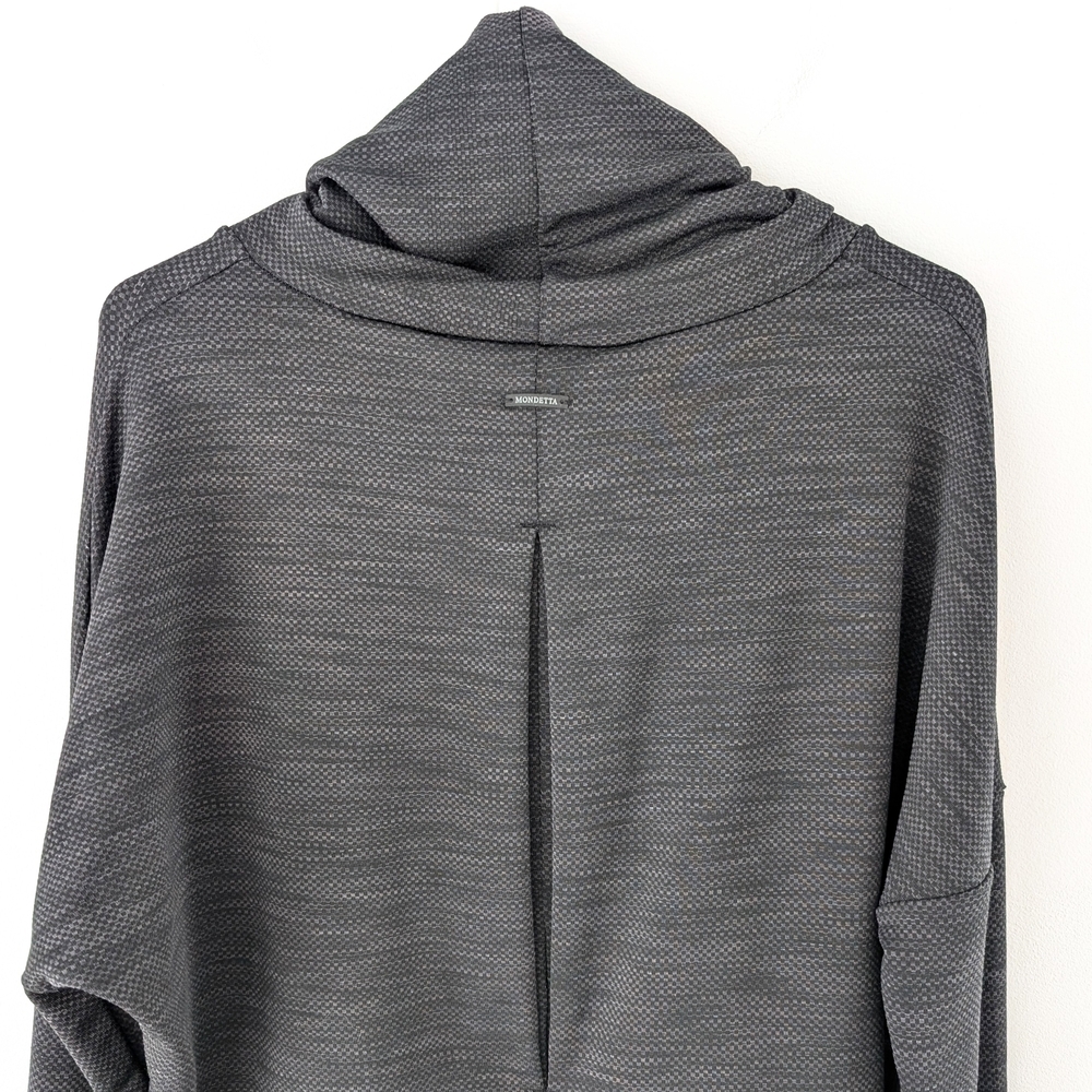 2/15$ Mondetta Cowl Neck Pullover Womens Athleisure Top Stretch Cozy Gray~ Small - Picture 6 of 11